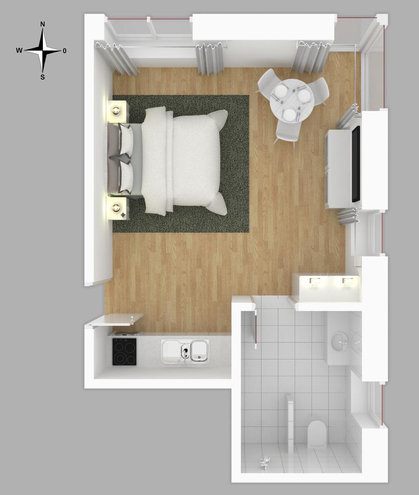 Moderne Neue Apartments Zum Wohlfuehlen Im Boardinghouse Bed & Butter Hasbergen Eksteriør bilde