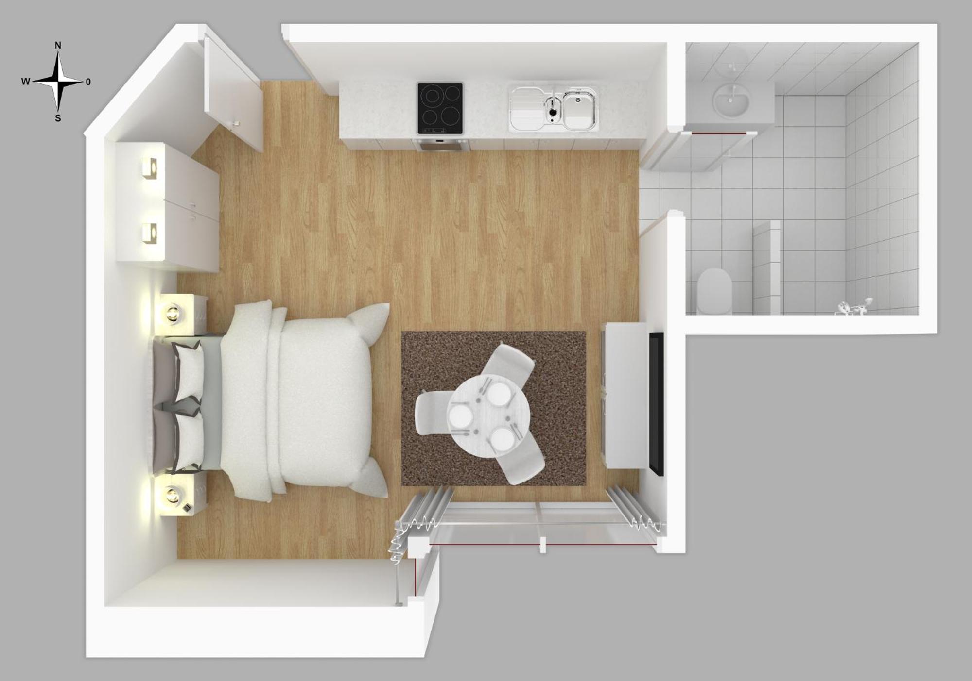 Moderne Neue Apartments Zum Wohlfuehlen Im Boardinghouse Bed & Butter Hasbergen Eksteriør bilde