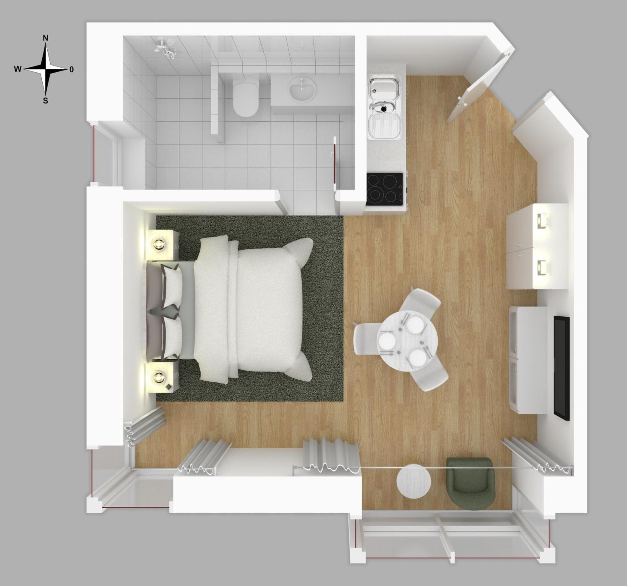 Moderne Neue Apartments Zum Wohlfuehlen Im Boardinghouse Bed & Butter Hasbergen Eksteriør bilde